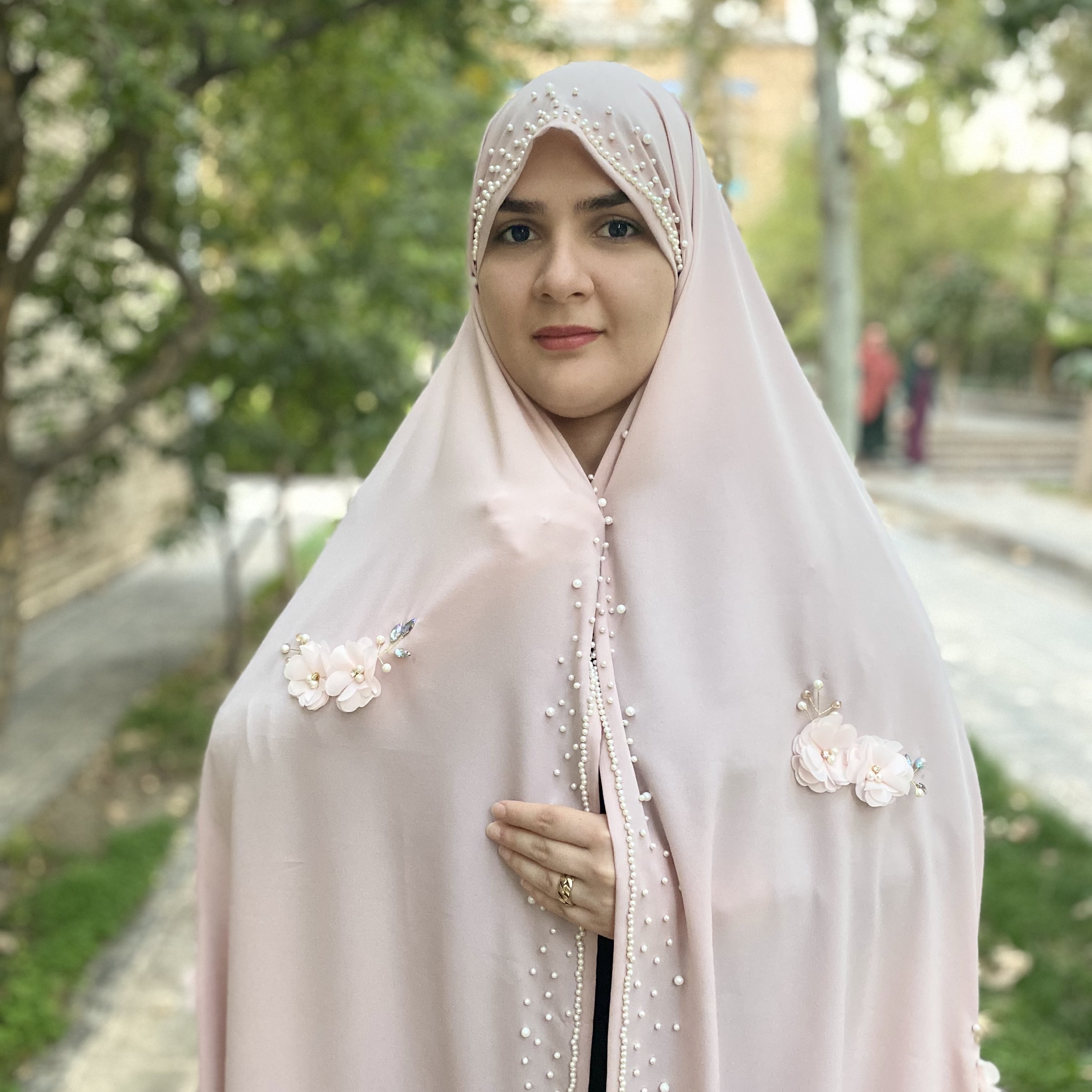 چادر رنگی مجلسی کد12