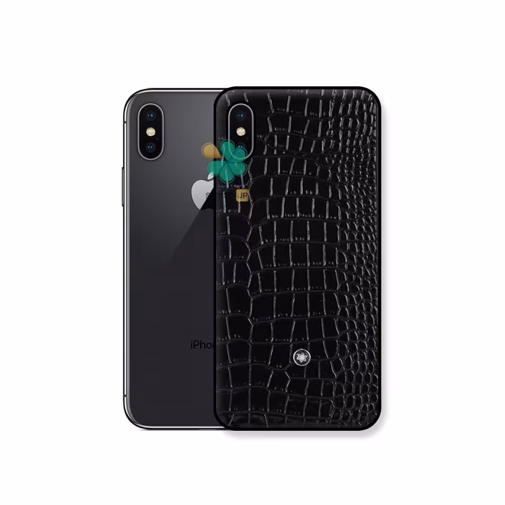 قاب گوشی چرمی برند Mont Blanc مناسب Apple iPhone X / XS