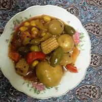 ترشی پیتزایی فوق العاده خوشمزه