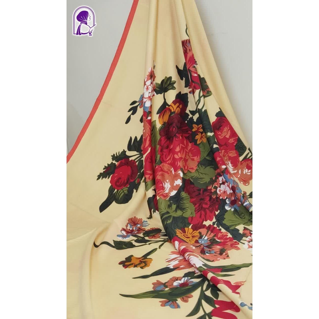 روسری مجلسی ساتن ابریشم