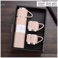ست فلاسک و فنجان VACCUM مینیمال پاستلی