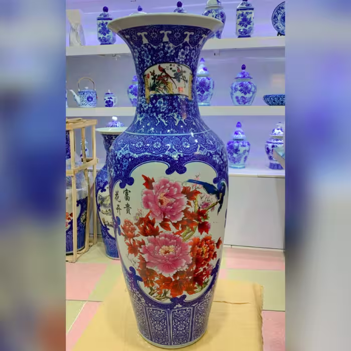 گلدان کنار سالنی 90 سانت چینی وارداتی