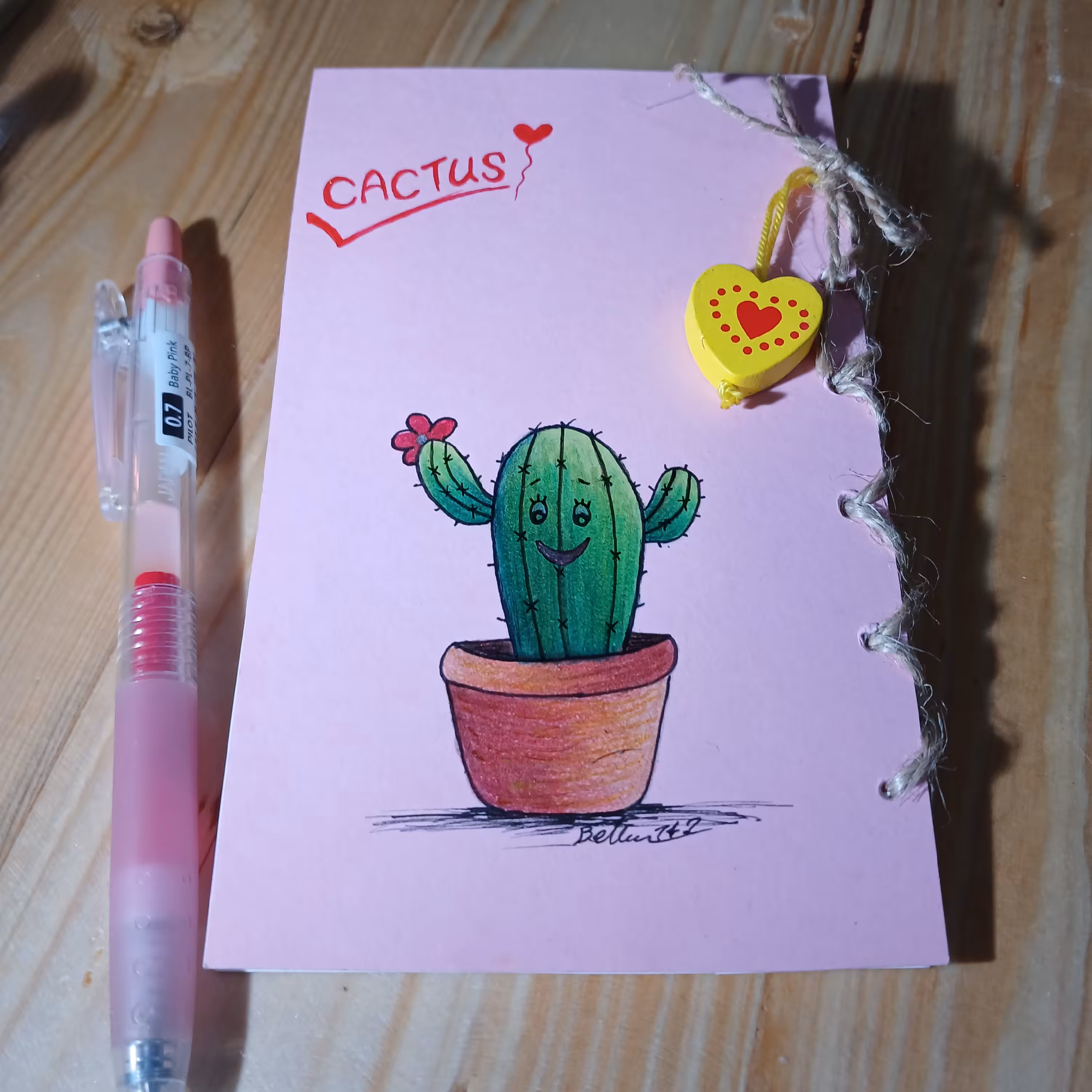 دفتر  دستساز طرح کاکتوس 