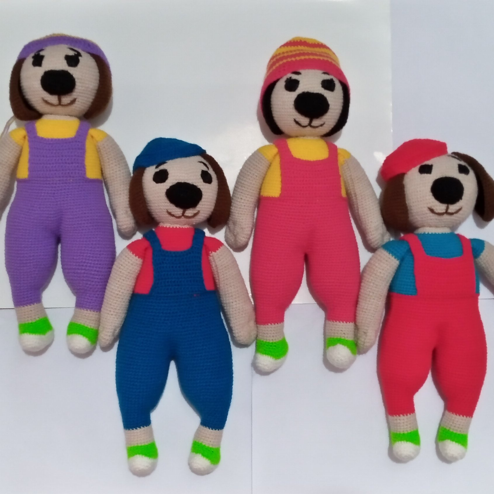عروسک بافت طرح سگ وفادار