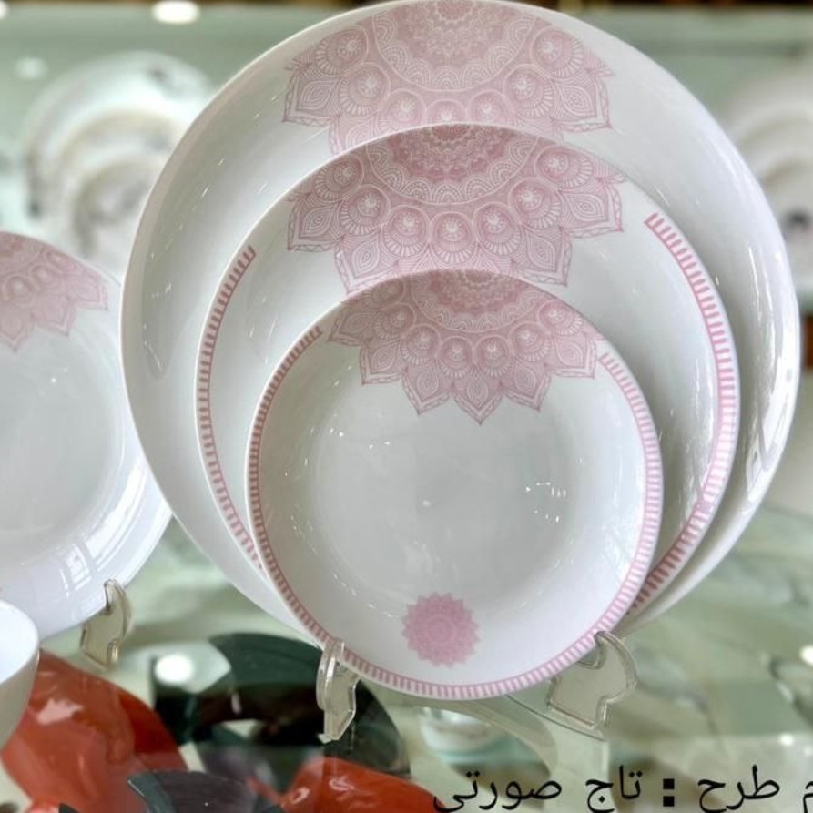 سرویس آرکوپال تاج صورتی برند گلدن اوپال با ضمانت طرح و رنگ