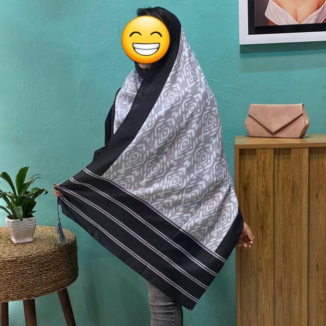 شال موهر منگوله دار دوخت 3