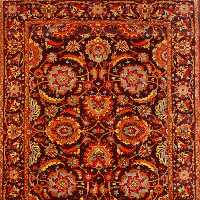 فرش دستباف  بیجار طرح افشان سایز پرده ای 