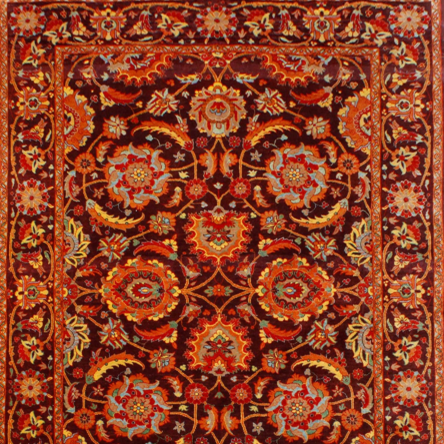 فرش دستباف  بیجار طرح افشان سایز پرده ای 