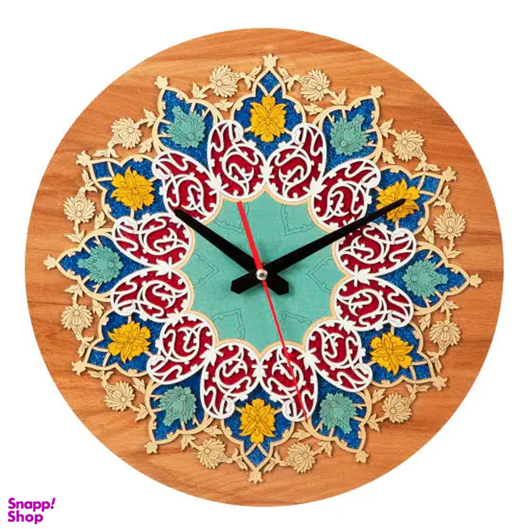 ساعت دیواری معرق کاری هُم آدیس مدل نگار کد CK 611-F