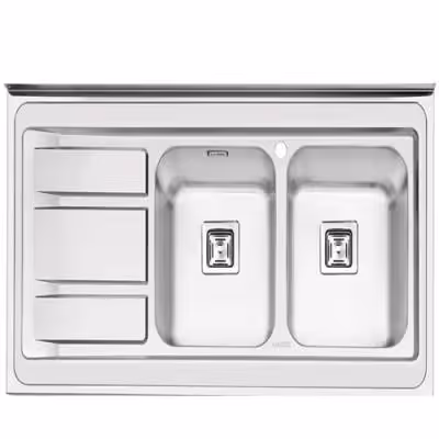 سینک ظرفشویی 1068 روکار ایلیا استیل