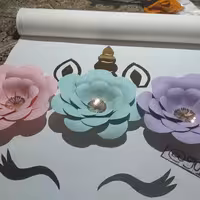 گل تولد کاغذی