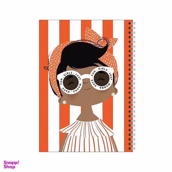 دفتر مشق 80 برگ بامبیلیپ طرح استایل تابستونی دخترونه کد 5590220