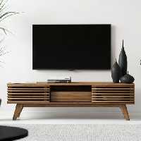 میز تلویزیون روکش طبیعی چوب راش مدل622