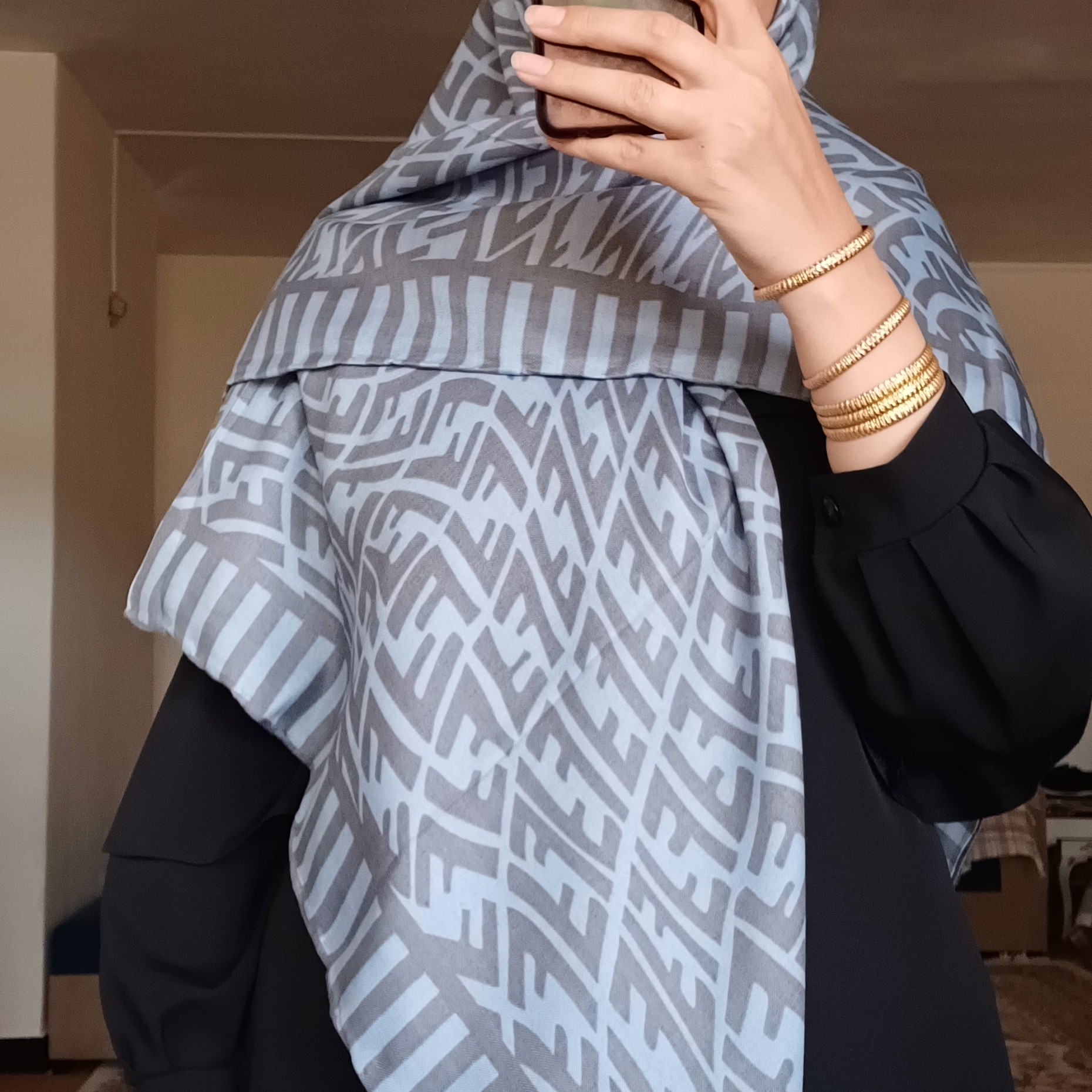 روسری نخی پاییزه