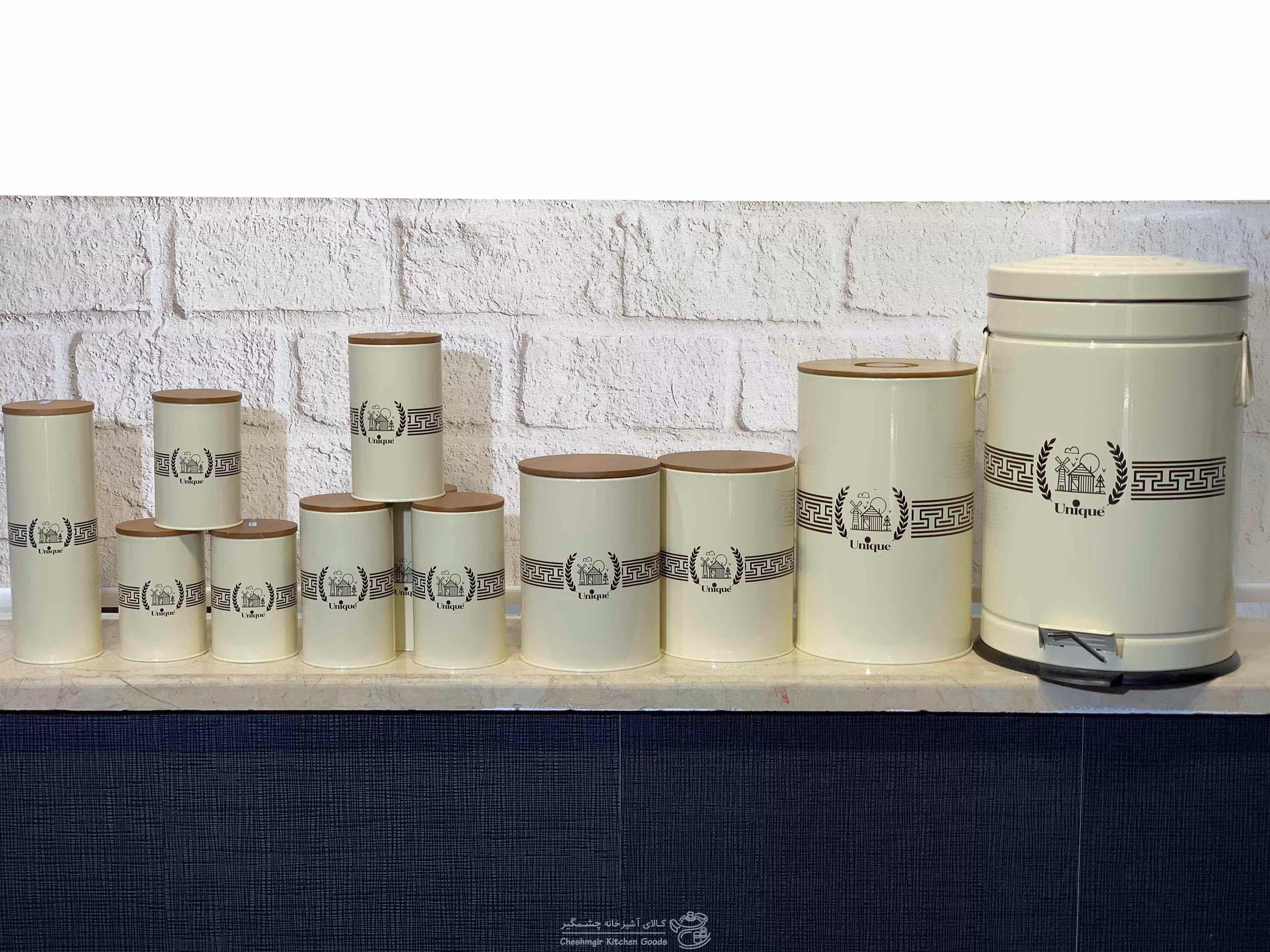 سرویس 12 پارچه نباتی ورساچه یونیک مدل UN-8019