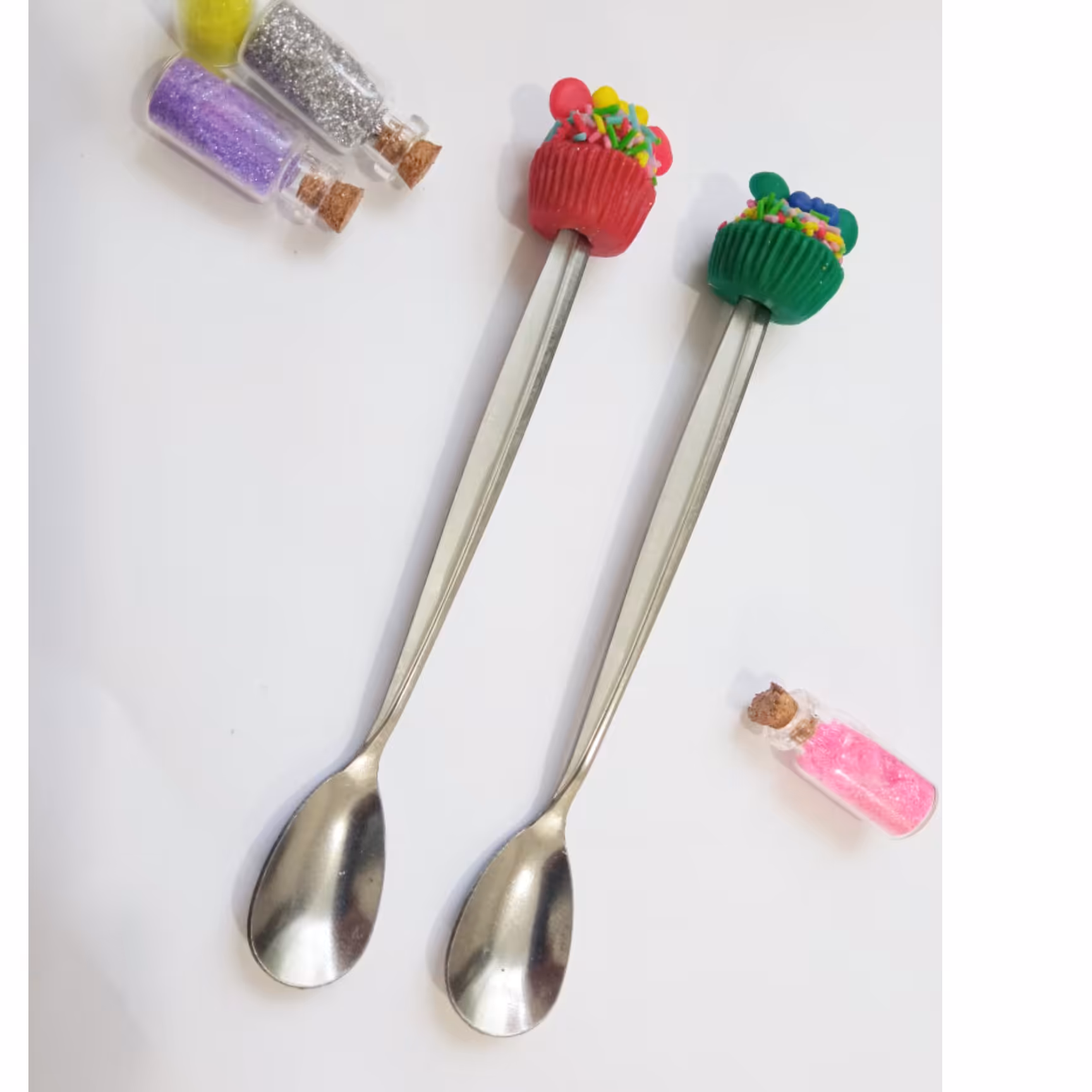  قاشق فانتزی (انتخاب طرح به دلخواه شما) خمیزی عروسکی 