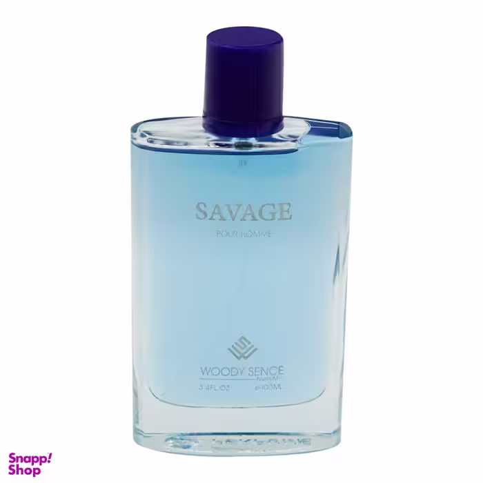 ادو پرفیوم مردانه وودی سنس مدل Savage  حجم 100 میلی‌لیتر