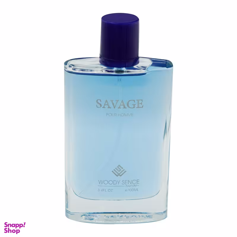ادو پرفیوم مردانه وودی سنس مدل Savage  حجم 100 میلی‌لیتر