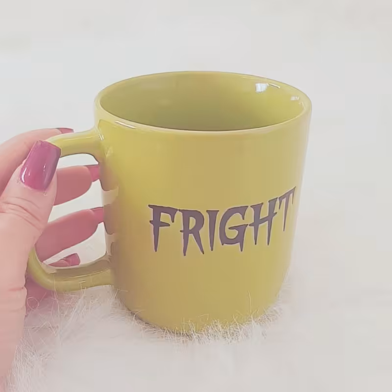 ماگ سرامیکی سبز براق پاستیلی 