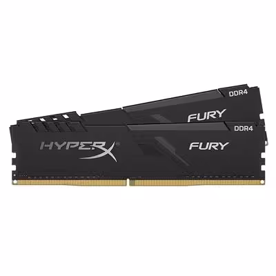 رم دوکاناله کینگستون مدل HyperX Fury فرکانس 3200 مگاهرتز و حافظه 64 گیگابایت
