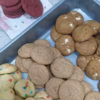 کوکی خانگی چهار طعم. بسته نیم کیلویی