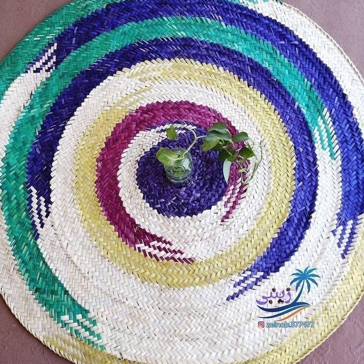 سفره حصیری🌱🌱🌱