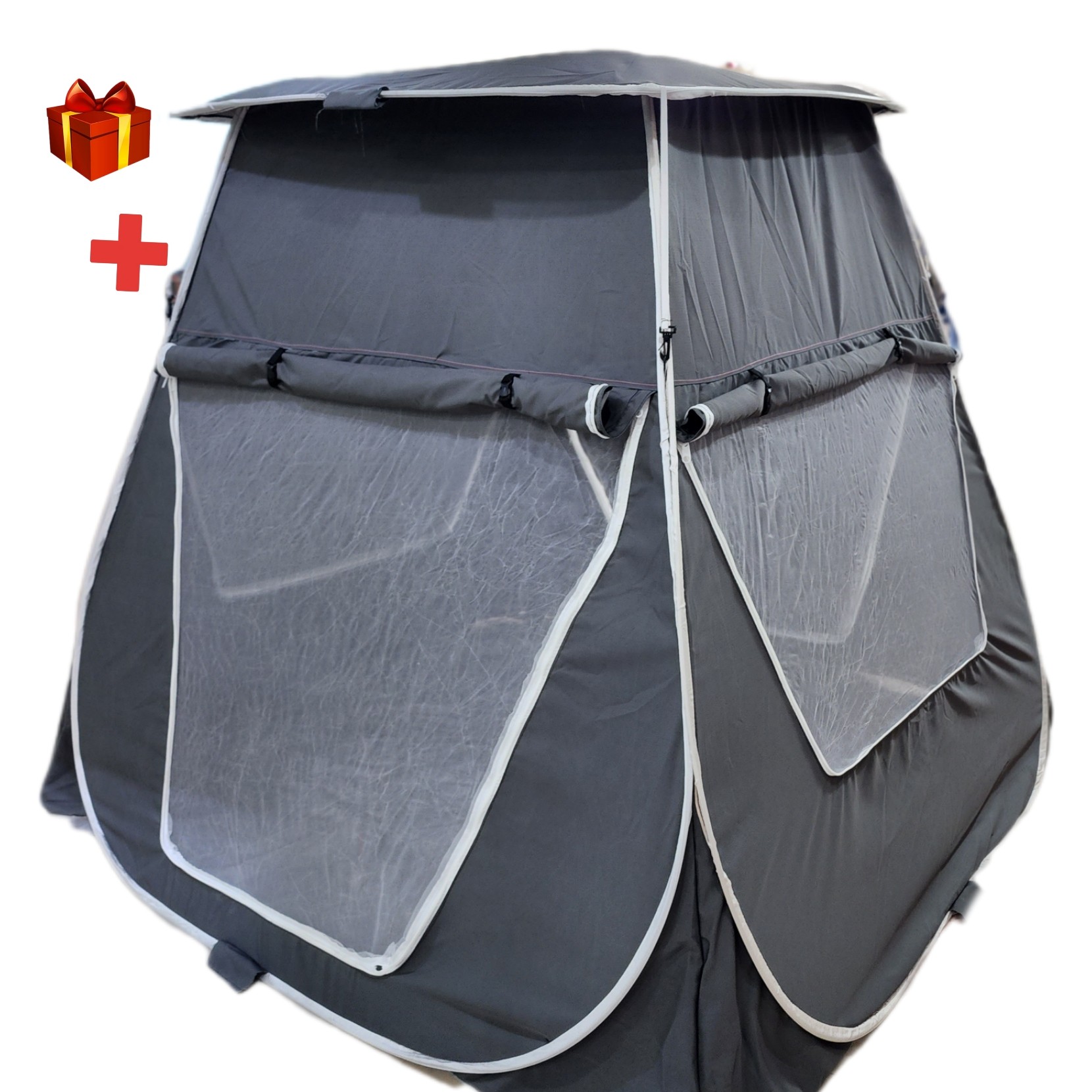 چادر مسافرتی فنری 8 نفره (هشت نفره) نانو ضد تعریق سقف صاف ریپس چهار فصل تهران سایانا 