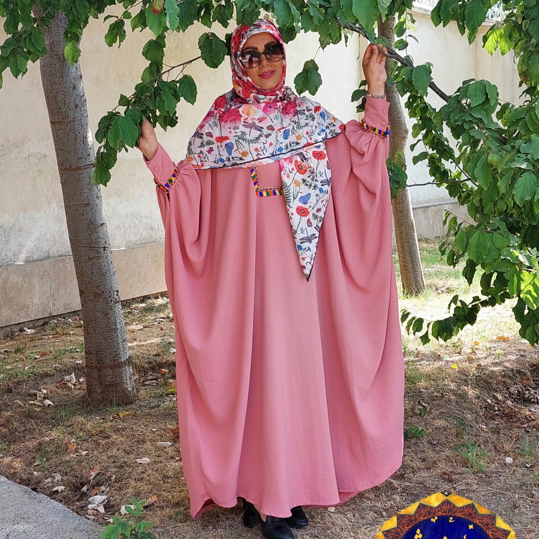 مانتو  عبا  گلبهی