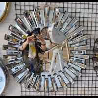 ساعت دیواری خورشیدی قطر 90 سانتی متر