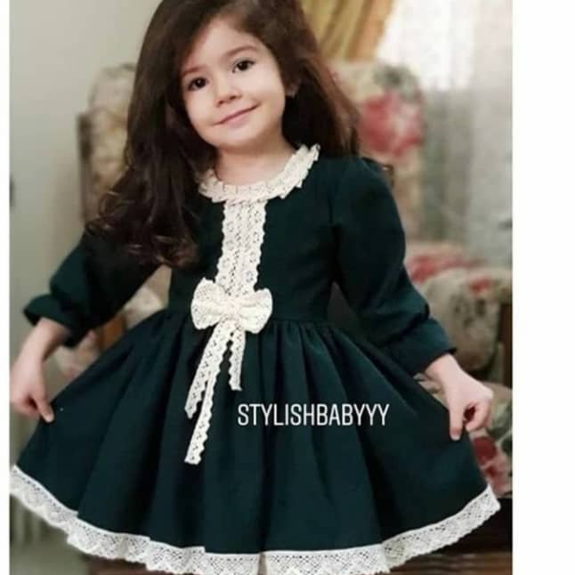 پیراهن سبز تیره اسپانیایی