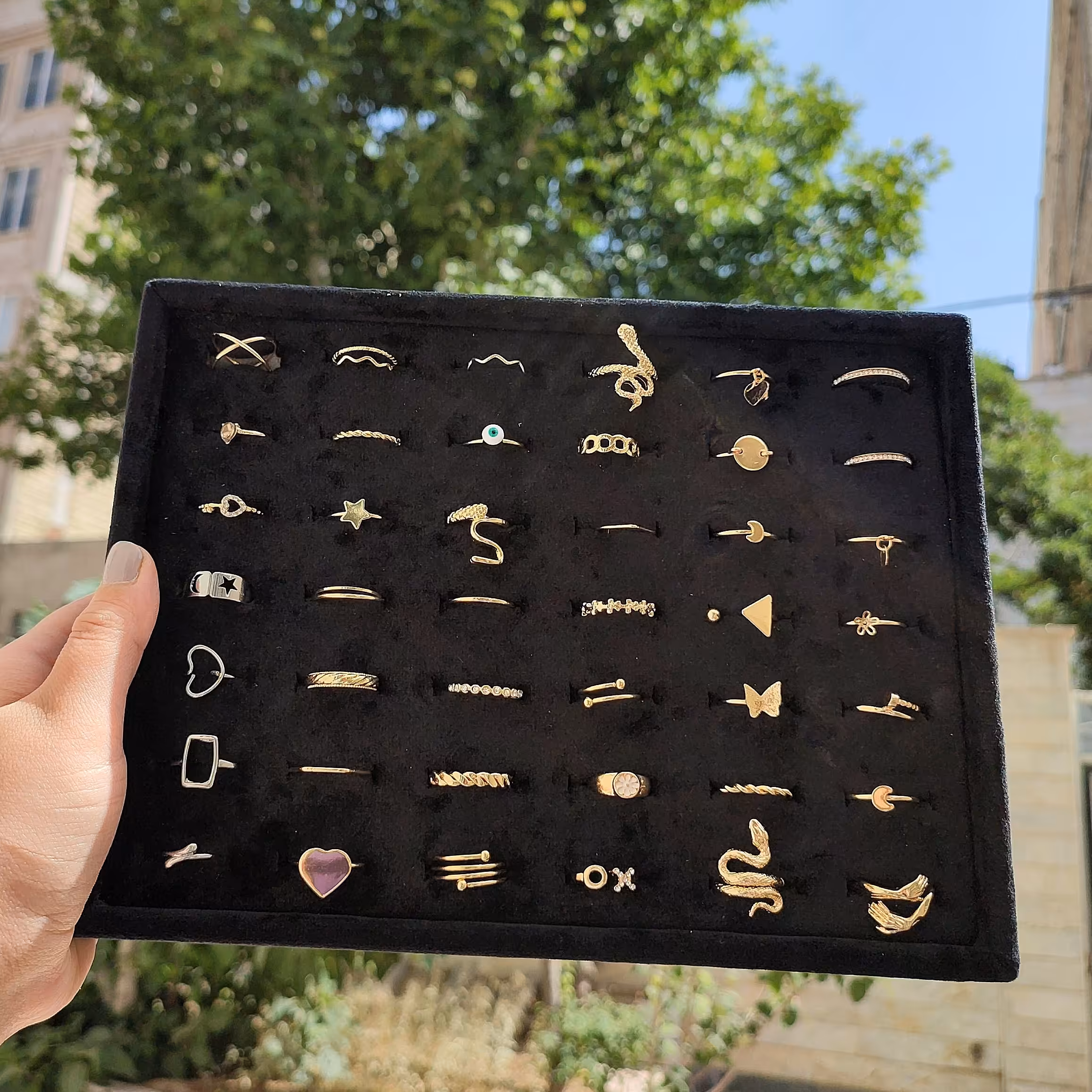 پک انگشتر  رنگ ثابت 