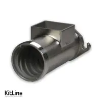 دهانه فولادی ضد زنگ چرخ گوشت سایز 32 سیرمن (Sirman) کد LF2031032040