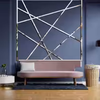 آینه پلکسی گلس  مدل نوار مجموعه ده عددی