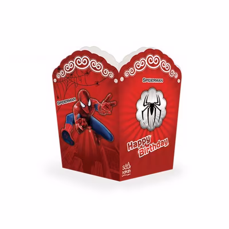 پاپ کورن مردعنکبوتی بسته10 عددی