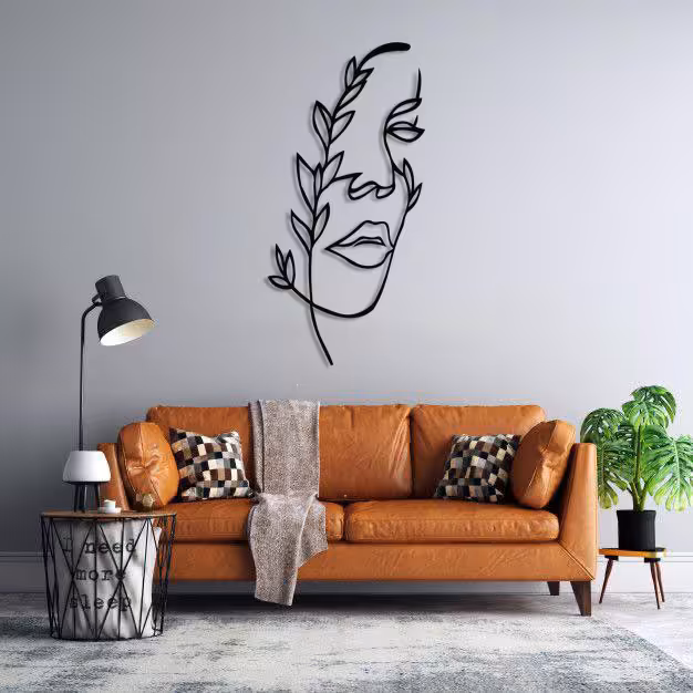 استیکر دیواری طرح مینیمال کد 006