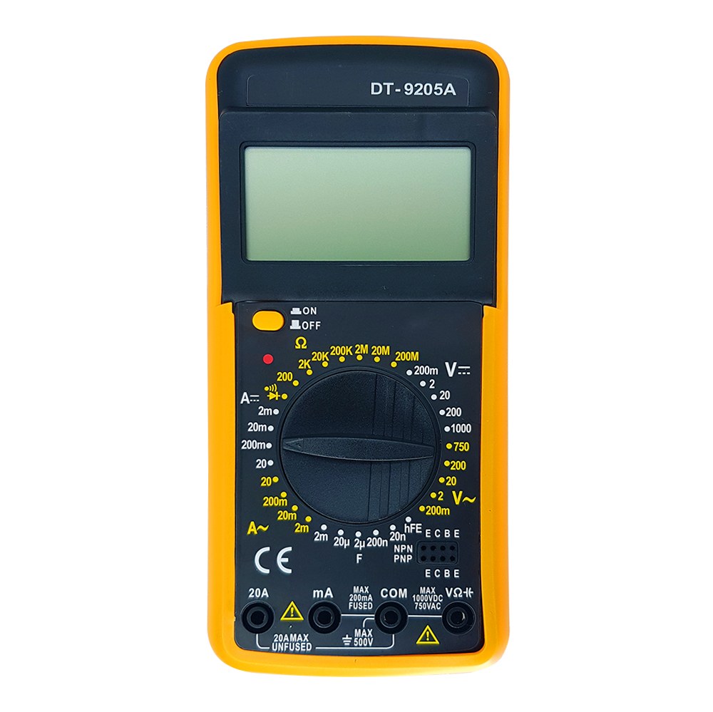 مولتی متر دیجیتالی DT 9205A ( اورجینال )