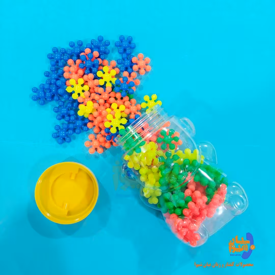 بازی ساختنی ستاره دنباله دار (محصولی از ای اف تویز) قطعات کریستالی در هم چفت شونده
