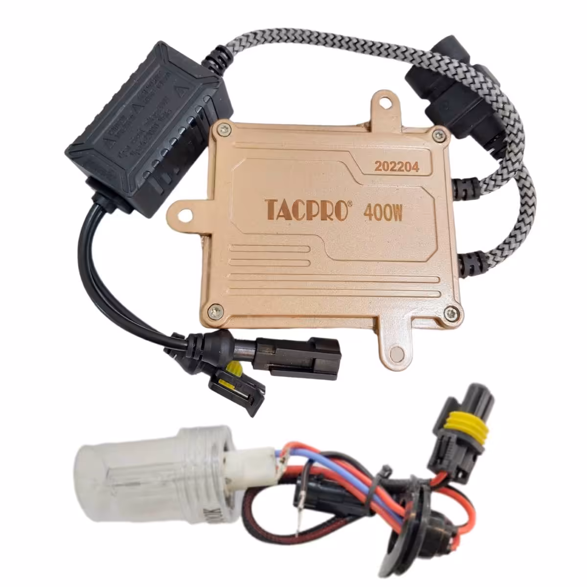 کیت زنون تک پرو مدل 400 وات پایه H7 همراه با لامپ کد HID27