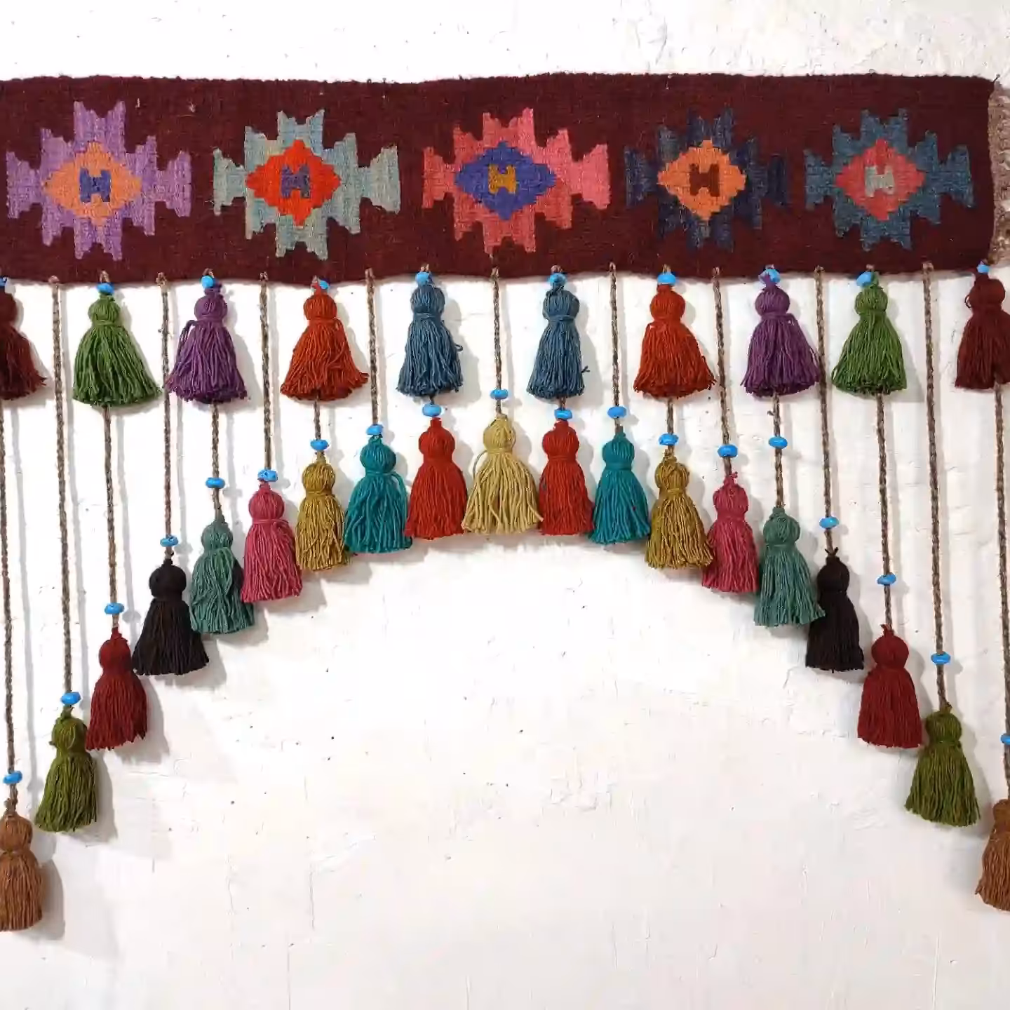 سردری گلیمی دستبافت با نخ پشمی اعلا 