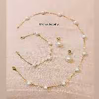 نیم ست مرواریدی استیل رنگ ثابت تضمینی ضدحساسیت قیمت استثنایی