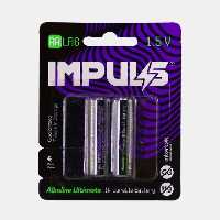 باتری قلمی ایمپالس IMPULS مدل LR6 بسته 2 عددی


