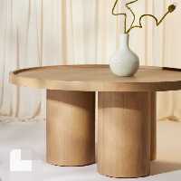 میز جلو مبلی  چوبی  مدرن