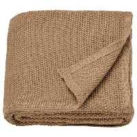 شال مبل ایکیا HUMLEMOTT بژ-زرد سایز 130x170