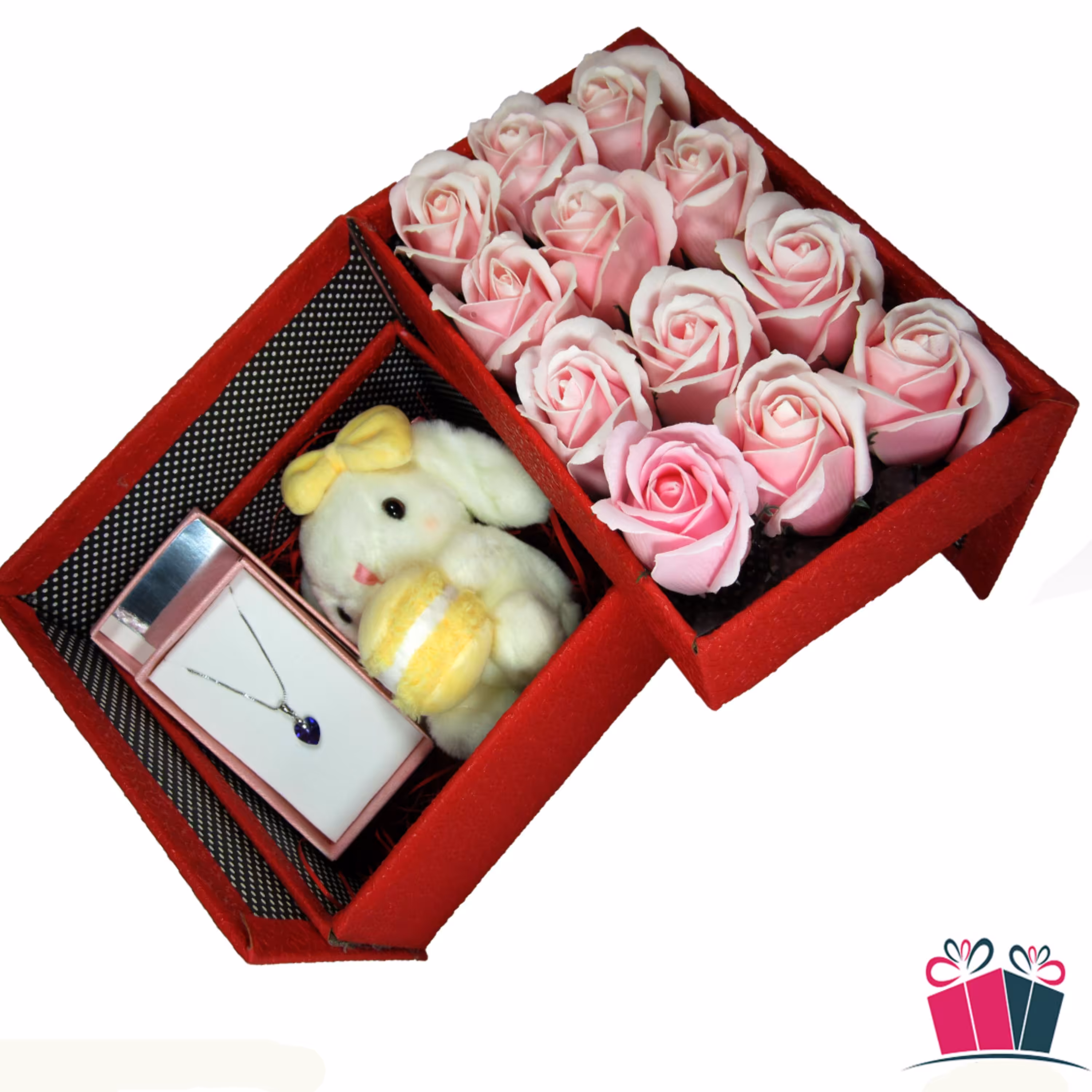 کادویی سورپرایز عروسک و گردنبند مدل 2003