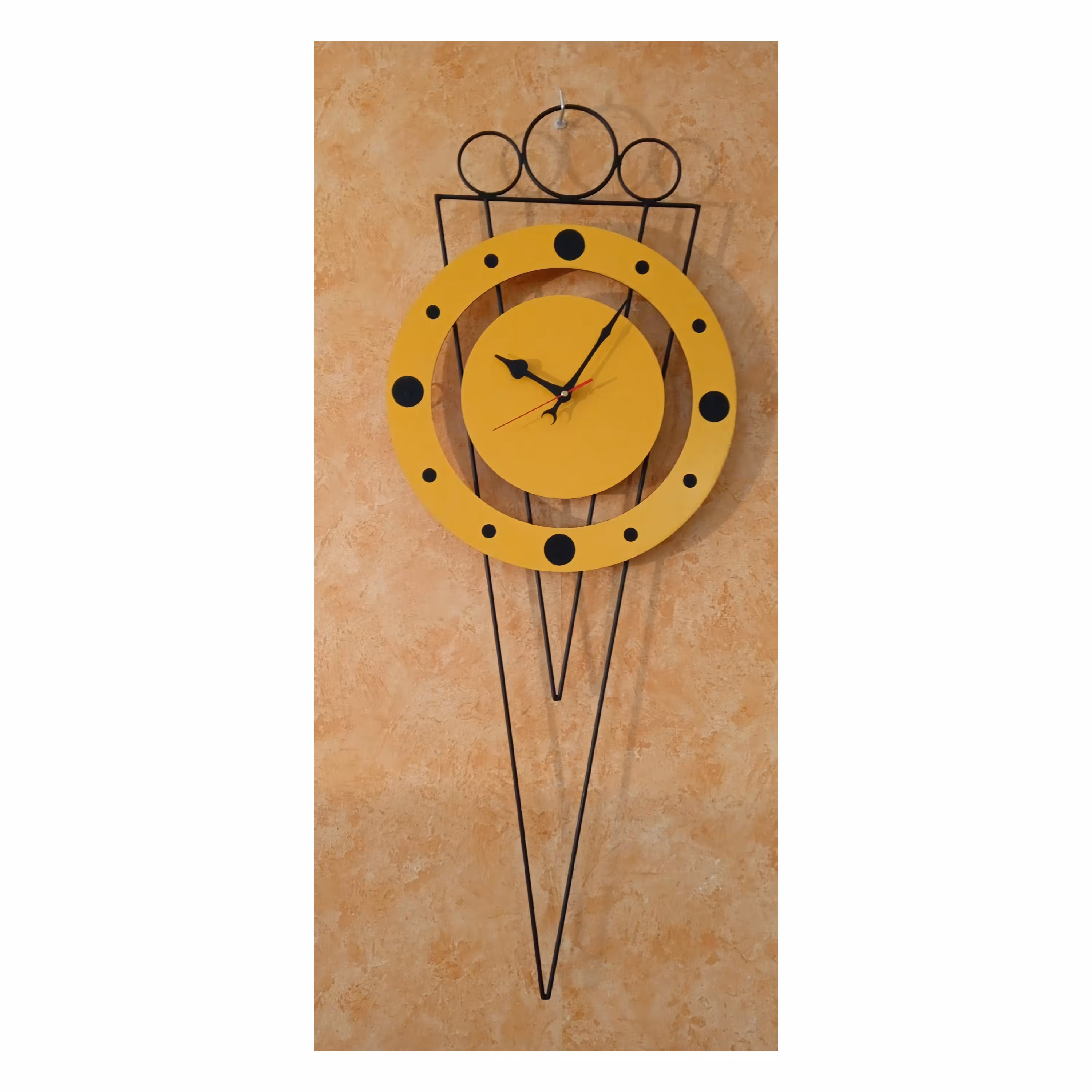 ساعت دیواری فلزی 