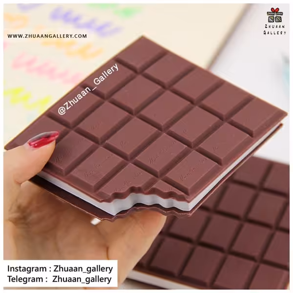 دفترچه سیلیکونی شکلاتی