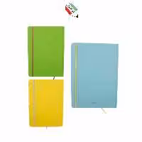 دفترچه یادداشت 112 برگ ته دوخت جلد پارچه سخت اعلا الیپون 68070