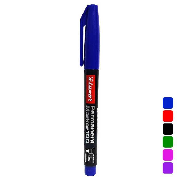 خرید ماژیک مارکر (پاک نشو) قلمی لاکسر نوک گرد مدل Luxar 100