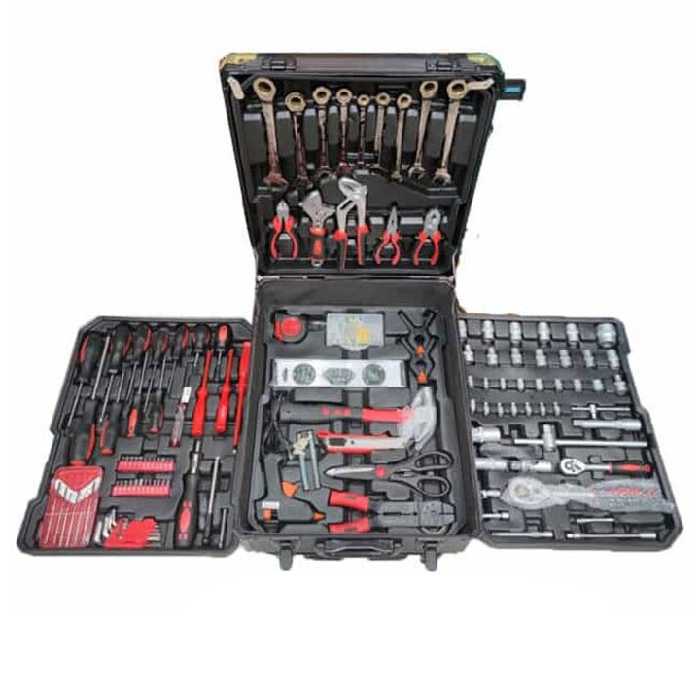  پک کامل جعبه ابزار نیمه صنعتی swiss tools ا swiss tools Complete toolbox packag