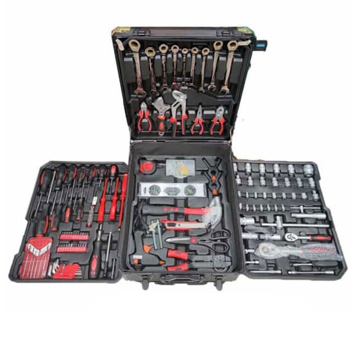  پک کامل جعبه ابزار نیمه صنعتی swiss tools ا swiss tools Complete toolbox packag